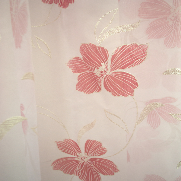 Perdele Velaria  voal rosu pictat 250x245 cm [2]