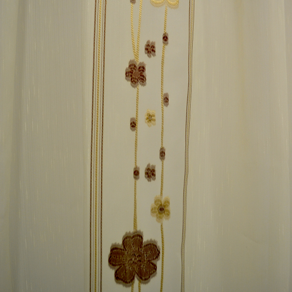 Perdele Velaria sable cu flori wenge [3]