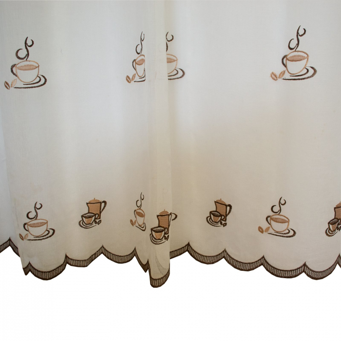 Perdele Velaria cu cesti de cafea, 200x280 cm [2]