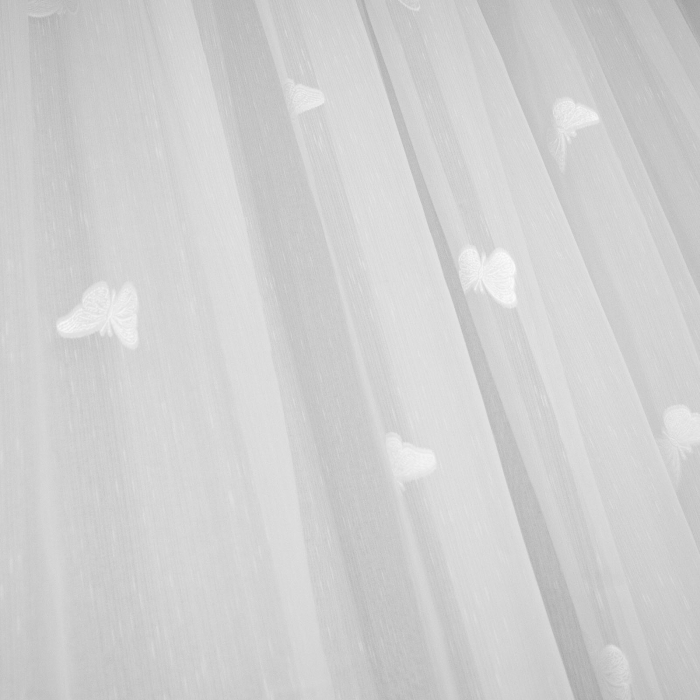 Perdele Velaria sable fluturi albi, 500x245 cm [2]