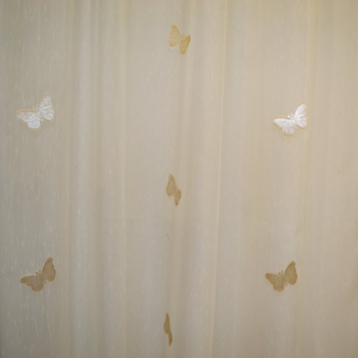Perdele Velaria sable fluturi bej, 190x250 cm [3]