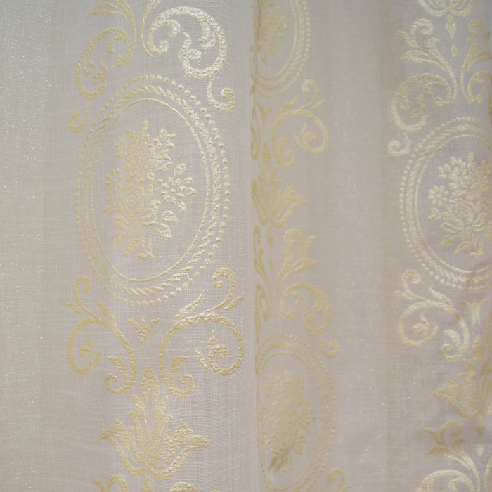 Perdele Velaria in lucios baroc pe capse, 150x270 cm [2]