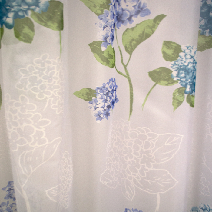 Perdele velaria voal flori turqoise 410x245 cm [2]