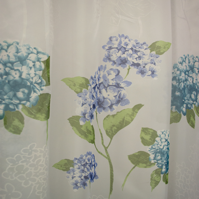 Perdele velaria voal flori turqoise 410x245 cm [3]