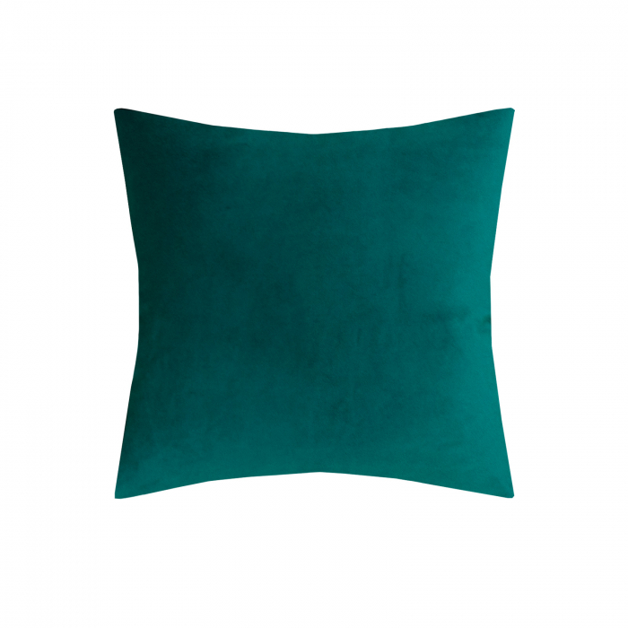 Perna Velaria, catifea Blue Nova, 40x40 cm - Burduf cadou [1]