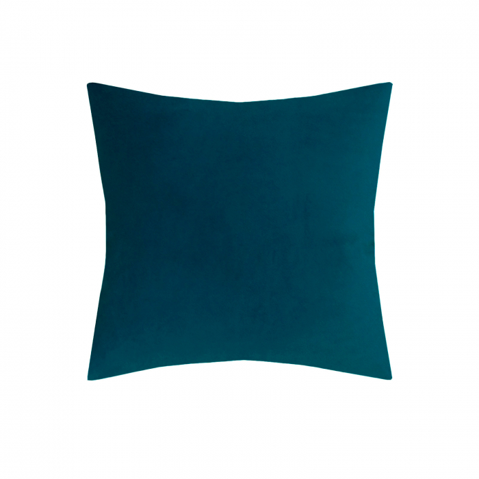 Perna Velaria, catifea Deep Blue, 40x40 cm - Burduf cadou [1]