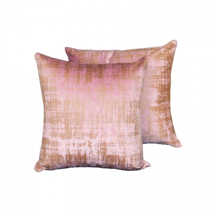 Perna Velaria, catifea Rosy Brown, 40x40 cm - Burduf cadou [3]