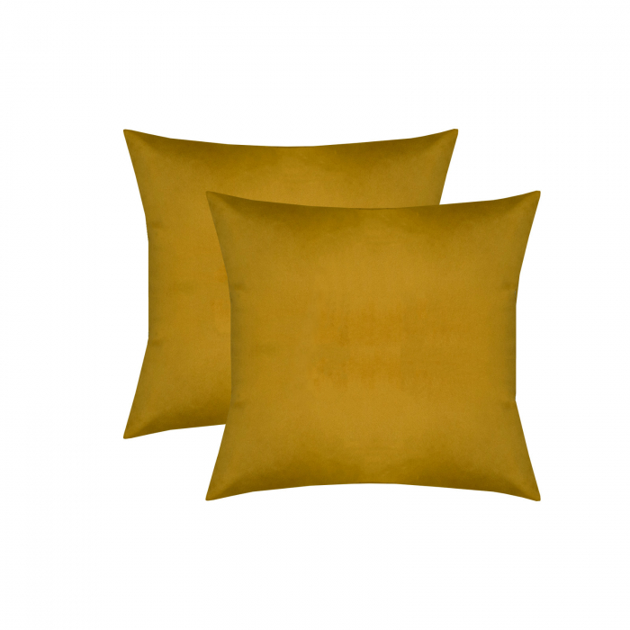 Perna Velaria, catifea Yellow Bold Shade, 40x40 cm - Burduf cadou [3]