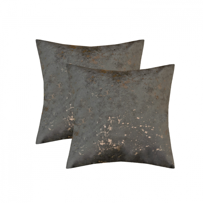 Perna Velaria, catifea Grey Cosmos 40x40 cm - Burduf cadou [2]