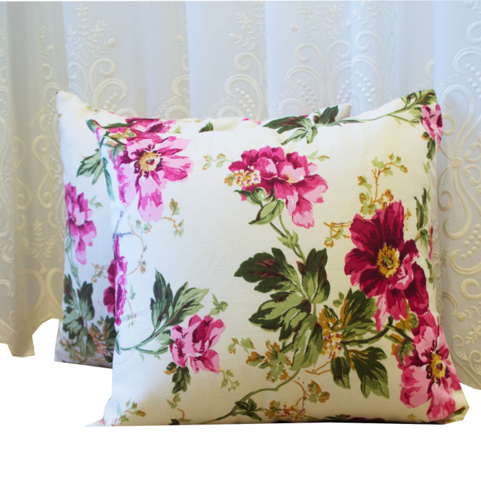 Perna Velaria Cu Flori 40/40 cm - Burduf cadou [2]
