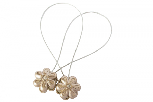 Set 2 magneti decorativi Velaria, floare cu sufa metalica 25 cm [2]