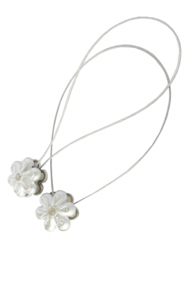Set 2 magneti decorativi Velaria, floare cu sufa metalica 25 cm [2]