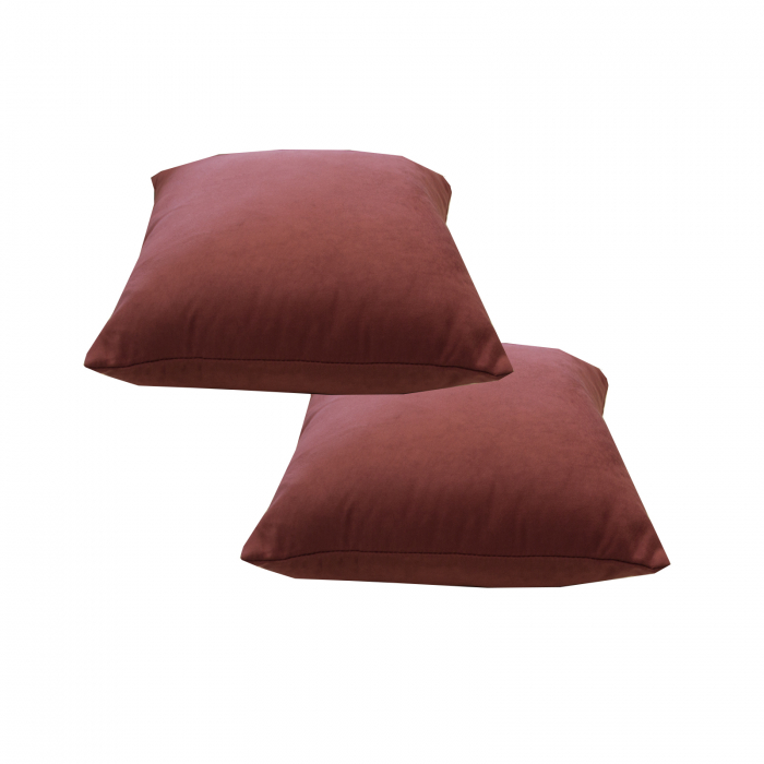 Set 2 perne Velaria roz inchis, 40/40 cm - Burduf cadou [3]