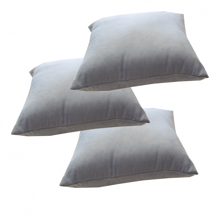 Set 3 perne Velaria bleo inchis, 40/40 cm - Burduf cadou [3]