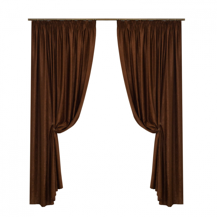 Set draperie Velaria 300x245x2 wenge cu rejansa [3]