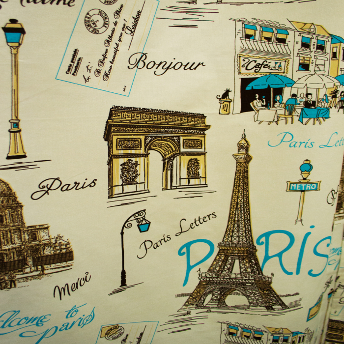 Set Draperie Velaria In Paris Blue, 2*140x250 cm [6]
