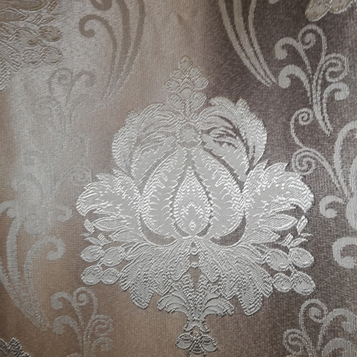 Set draperii Velaria tafta baroc gri, 2x100x245 cm [4]