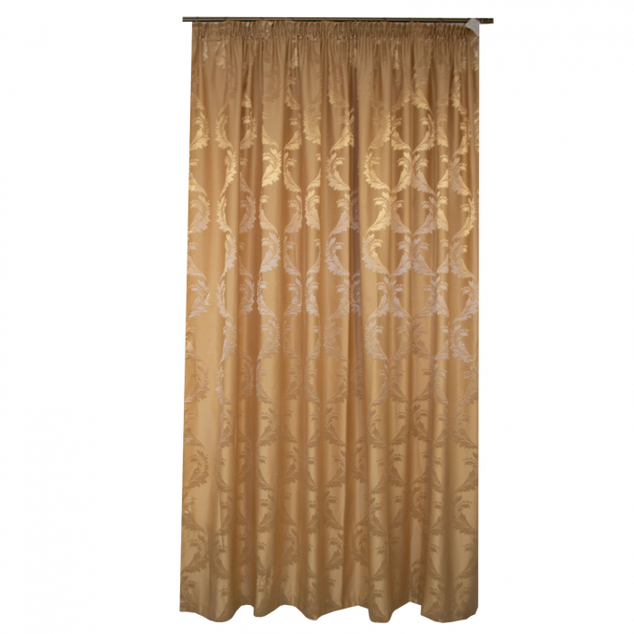 Set draperii jacard grej, 2*220x245 cm [2]