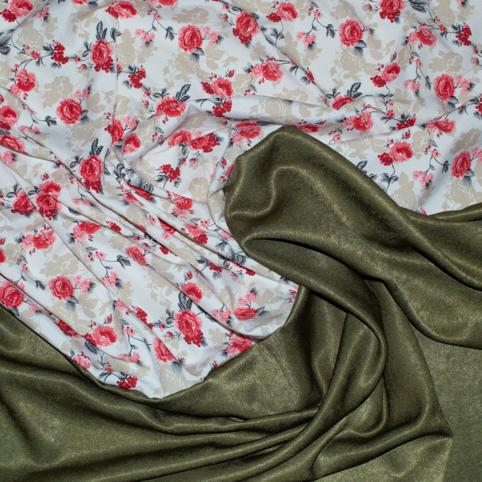 Set draperii florale, 2x115x260 cm [3]