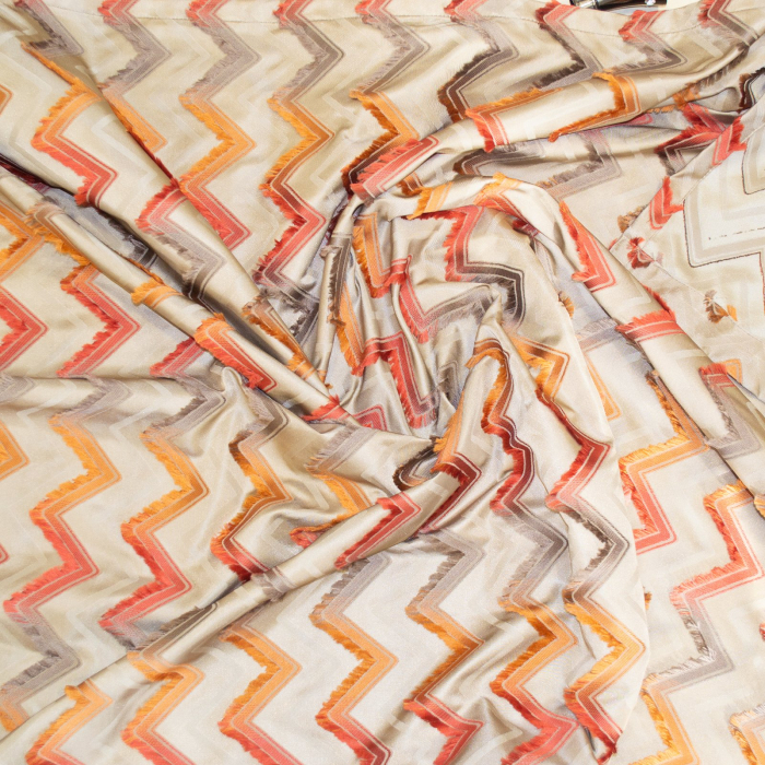 Set draperii zig-zag, 2x110x240 cm [2]
