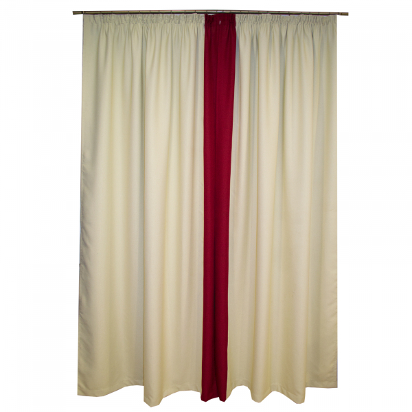 Set draperii blackout bej 2x165x260 cm [2]
