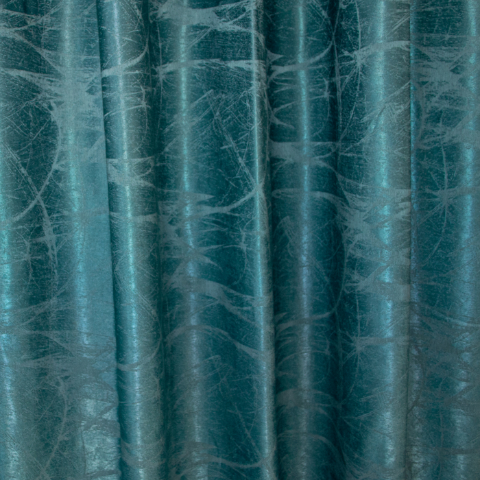 Set draperii Velaria verzi cu capse, 2x150x260 cm [3]