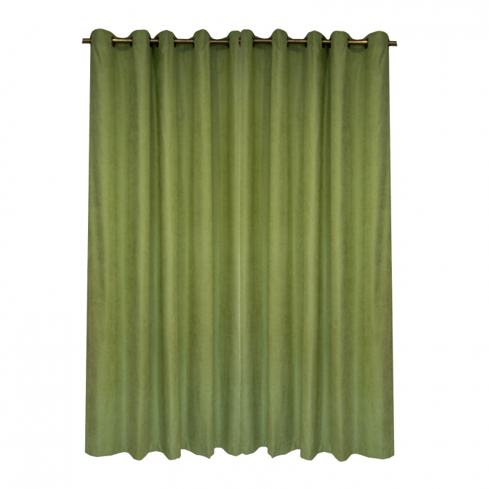 Set draperii Velaria verde brotacel, 2*170x240 cm [2]