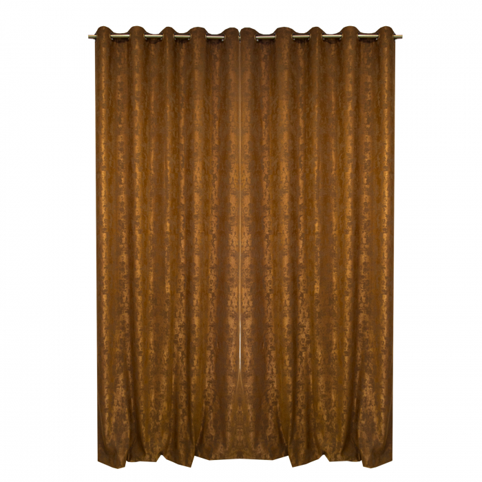 Set draperii Velaria asos maro cu capse [2]