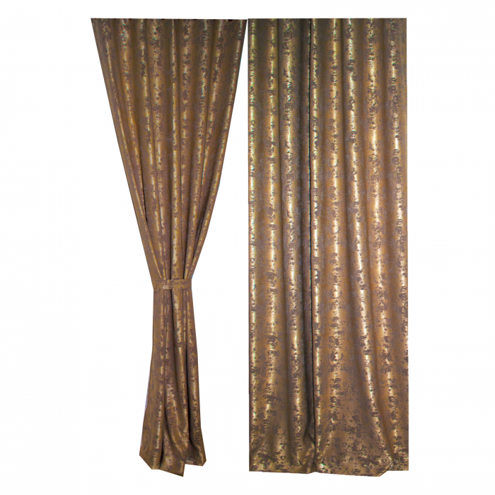 Set draperii Velaria Asos wenge cu rejansa [2]