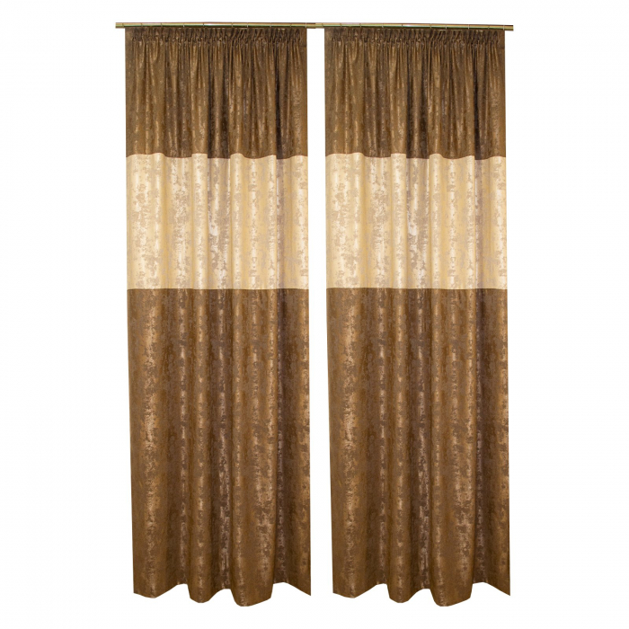 Set draperii Velaria asos wenge, 2x140x250 cm [2]