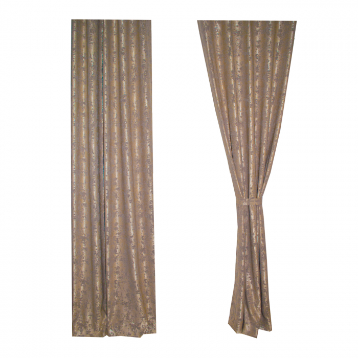 Set draperii Velaria Asos grej cu rejansa [4]