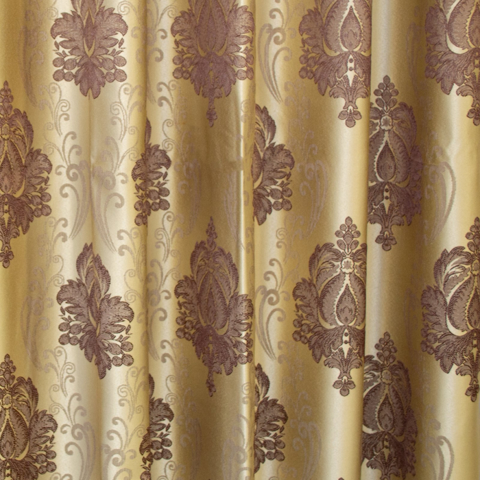 Set draperii Velaria baroc wenge cu rejansa, 2x150x260 cm [2]