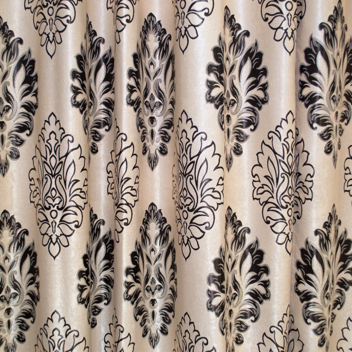 Set draperii Velaria blackout baroc negru, 2*150x265 cm [2]