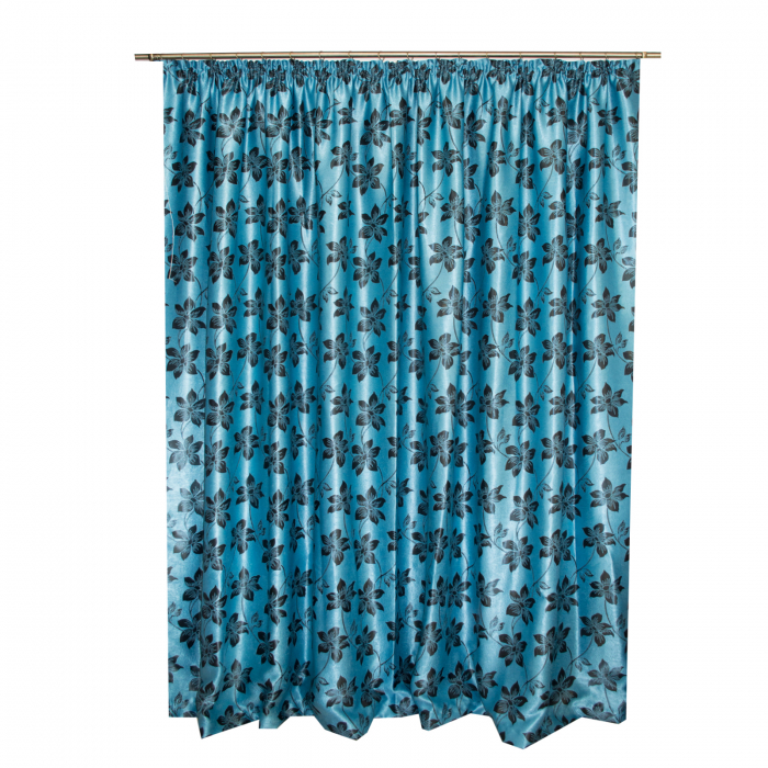 Set draperii Velaria cu flori, 2*150x265 cm [3]