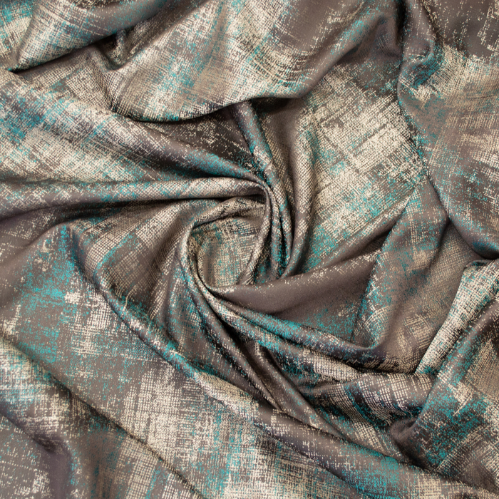 Set draperii Velaria veneto petrol cu capse, 2x150x245 cm [4]