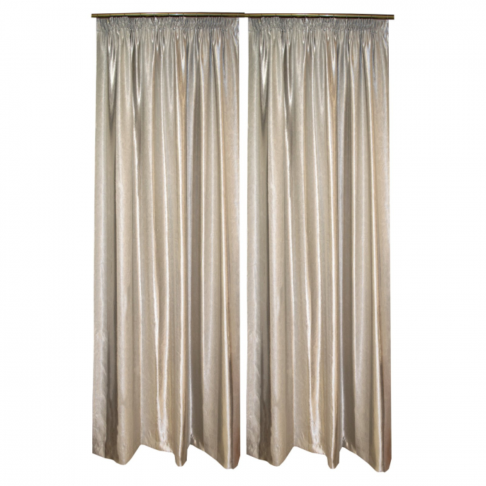 Set draperii Velaria gri cu dungi verticale, 2x190x245 cm [1]