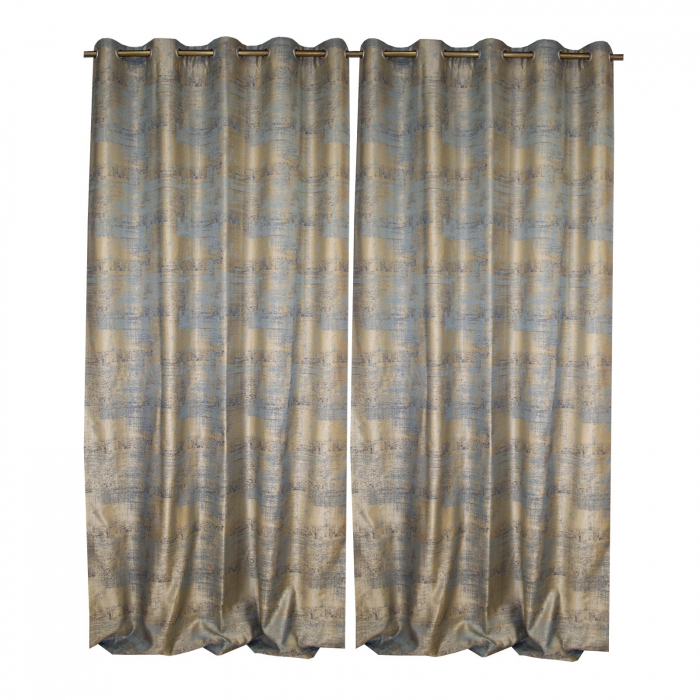 Set draperii Velaria bleo cu imprimeu abstract, 2*150x260 cm [2]