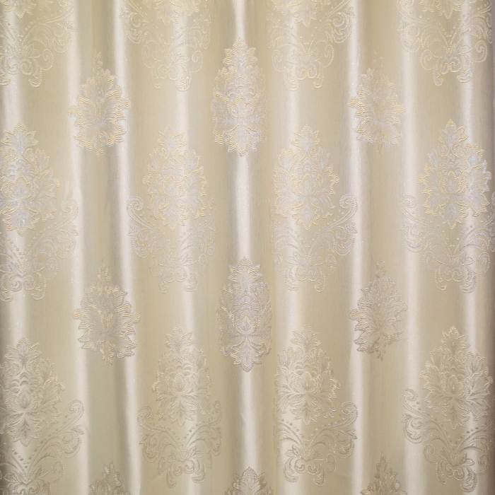 Set draperii Velaria baroc ivoire cu capse, 2x140x250 cm [2]