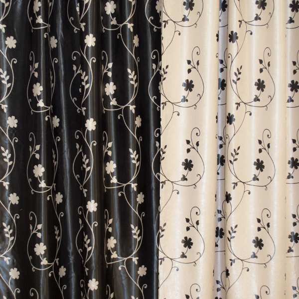 Set draperii Velaria blackout gri cu negru, diverse dimensiuni [4]