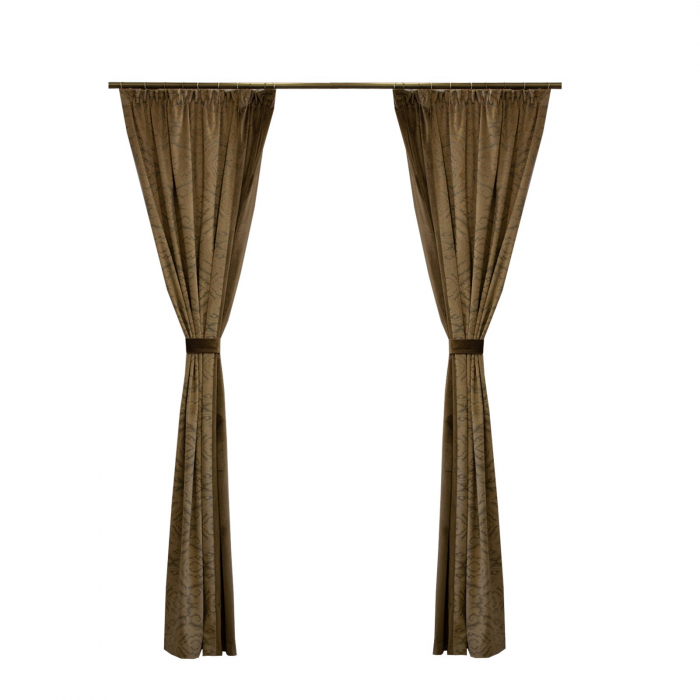 Set draperii Velaria catifea  baroc crem, 2x120x250 cm [2]