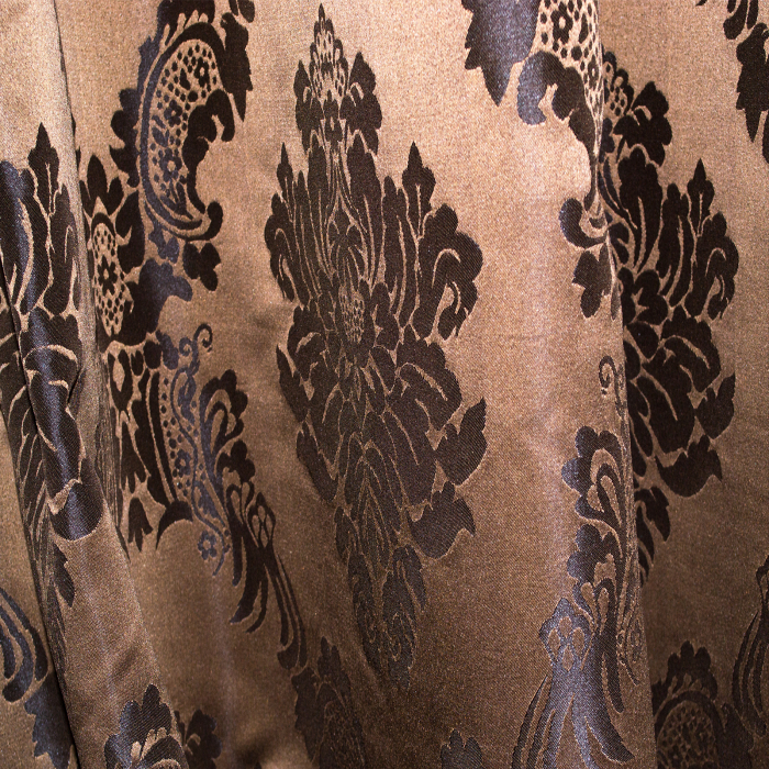 Set draperii Velaria tafta baroc maro 2x145x245 cm [5]
