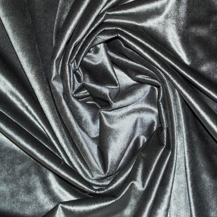 Set draperii Velaria catifea gri cu rejansa [3]