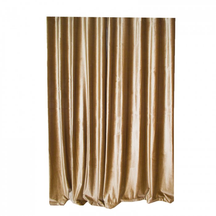 Set draperii Velaria catifea caramel cu rejansa [4]