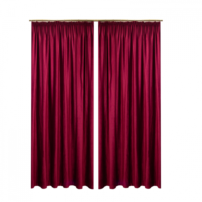 Set draperii Velaria catifea grena, diverse dimensiuni [2]