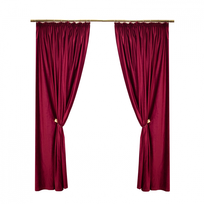 Set draperii Velaria catifea grena, diverse dimensiuni [4]