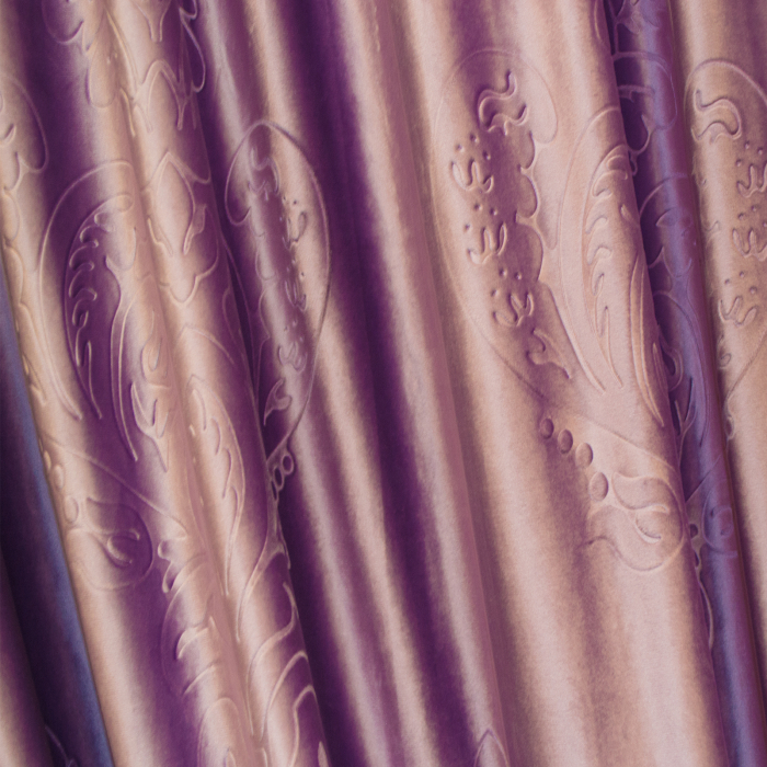 Set draperii Velaria catifea mov 3D, 2*140x245 cm [3]