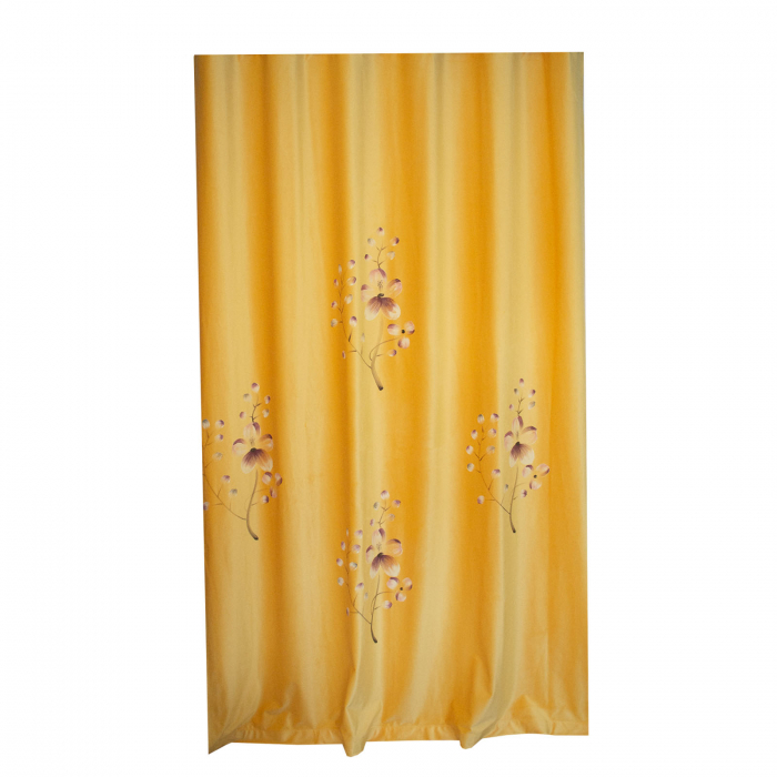 Set draperii Velaria catifea orhidee galena cu rejansa, 2*200x260 cm [2]