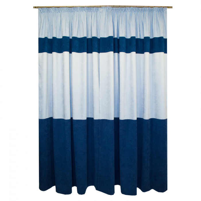 Set draperii Velaria albastru, 2x180x255 cm [2]