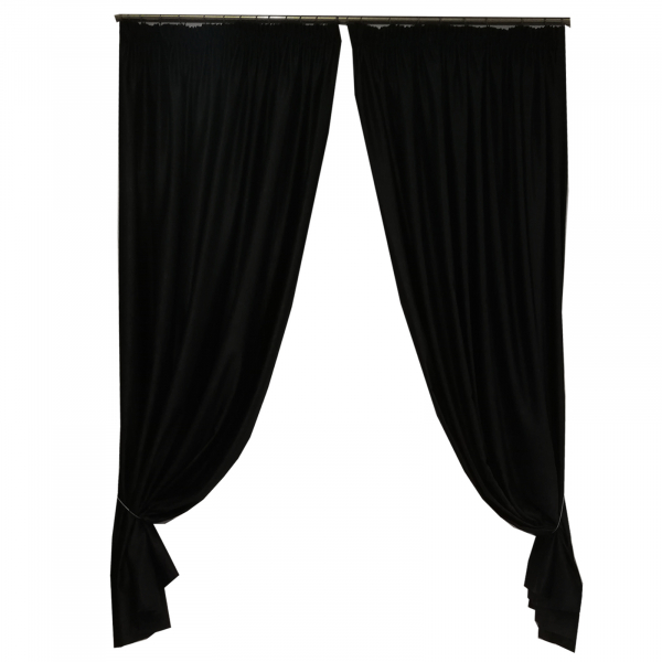 Set draperii Velaria soft negru, 2*175x245 cm [1]