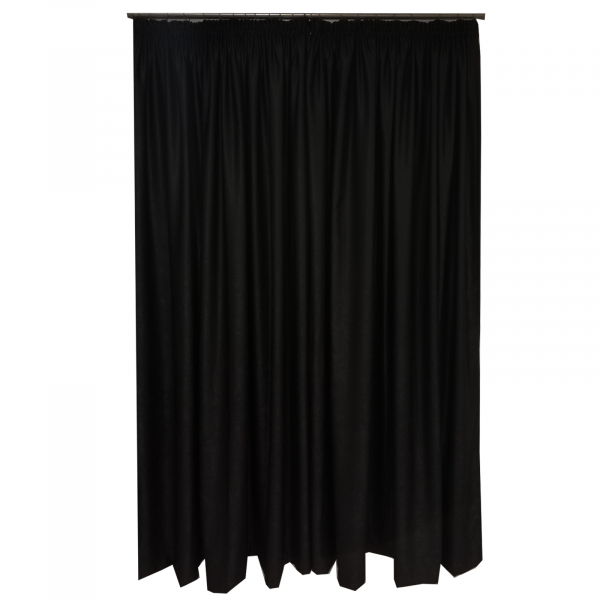 Set draperii Velaria soft negru, 2x130x245 cm [3]